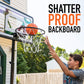 Franklin Sports Youth Basketball Hoop - Adjustable Portable Indoor/Outdoor System, 5' to 7' Height, 30 Backboard, Black/White