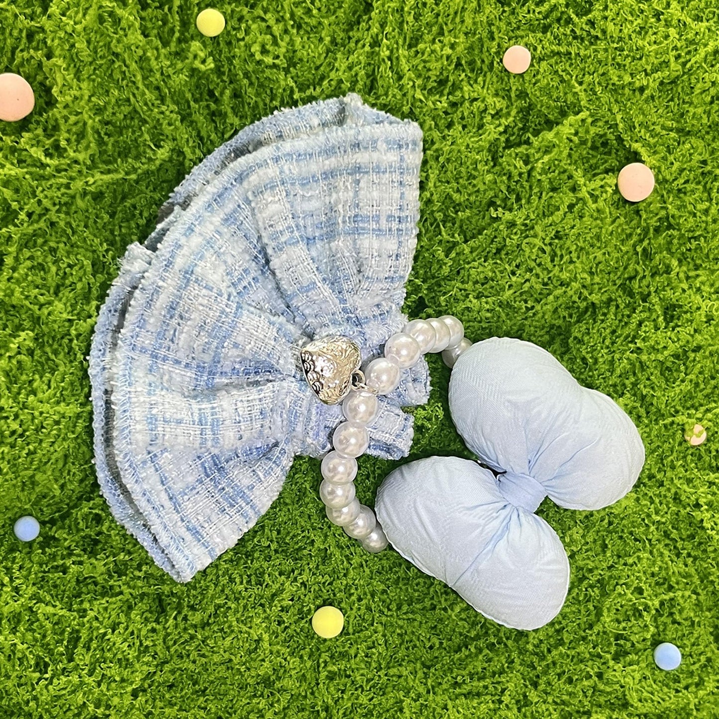 17cm Doll Clothes Set & Outfit Set for 17cm Dolls - enhanced Fashion Dresses with Accessories  elegant Chic Doll Clothing & Style Bundle Blue and White