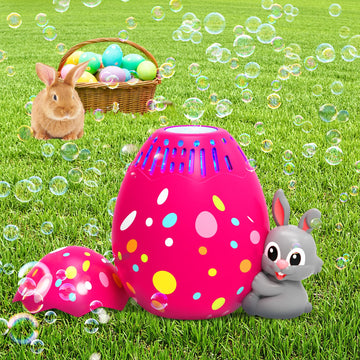Bubble Machine For Toddlers,Rabbit Bubble Machine For Kids,Automatic Bunny Egg Bubble Blower,Outdoor Toys Easter Baskets Stuffer