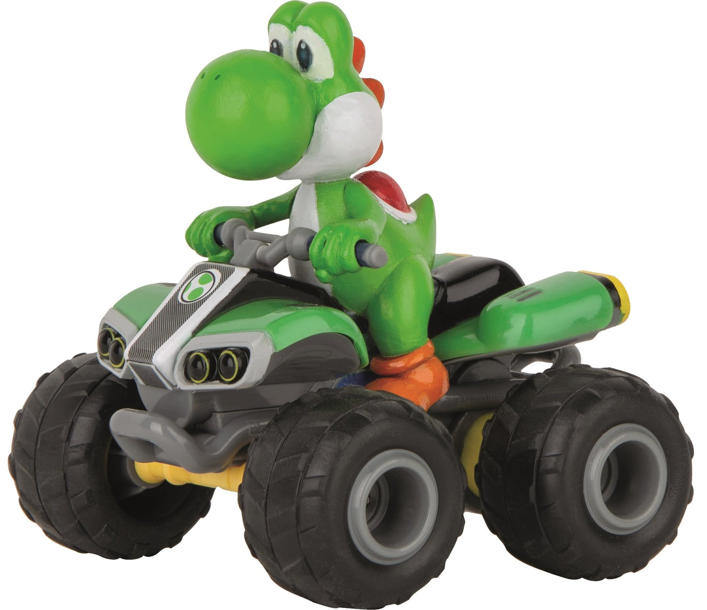 Carrera RC Nintendo Mario Kart Quad 1:40 Scale 2.4 GHz Mini Collectible Radio Remote Control Toy Car Vehicle - Yoshi