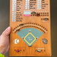 CBLKUS Baseball Dice Board Game Fun Board Game with Dice Wooden Baseball Games for Family Party and Holiday Gatherings Baseball Board Game enhanced Version