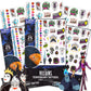 Disney Villains Tattoos Party Favors Pack ~ Bundle Includes 75 Disney Villains Temporary Tattoos Featuring Maleficent and More (