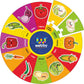 Webby Vegetables Wooden Round Jigsaw Puzzle, 13 Pcs