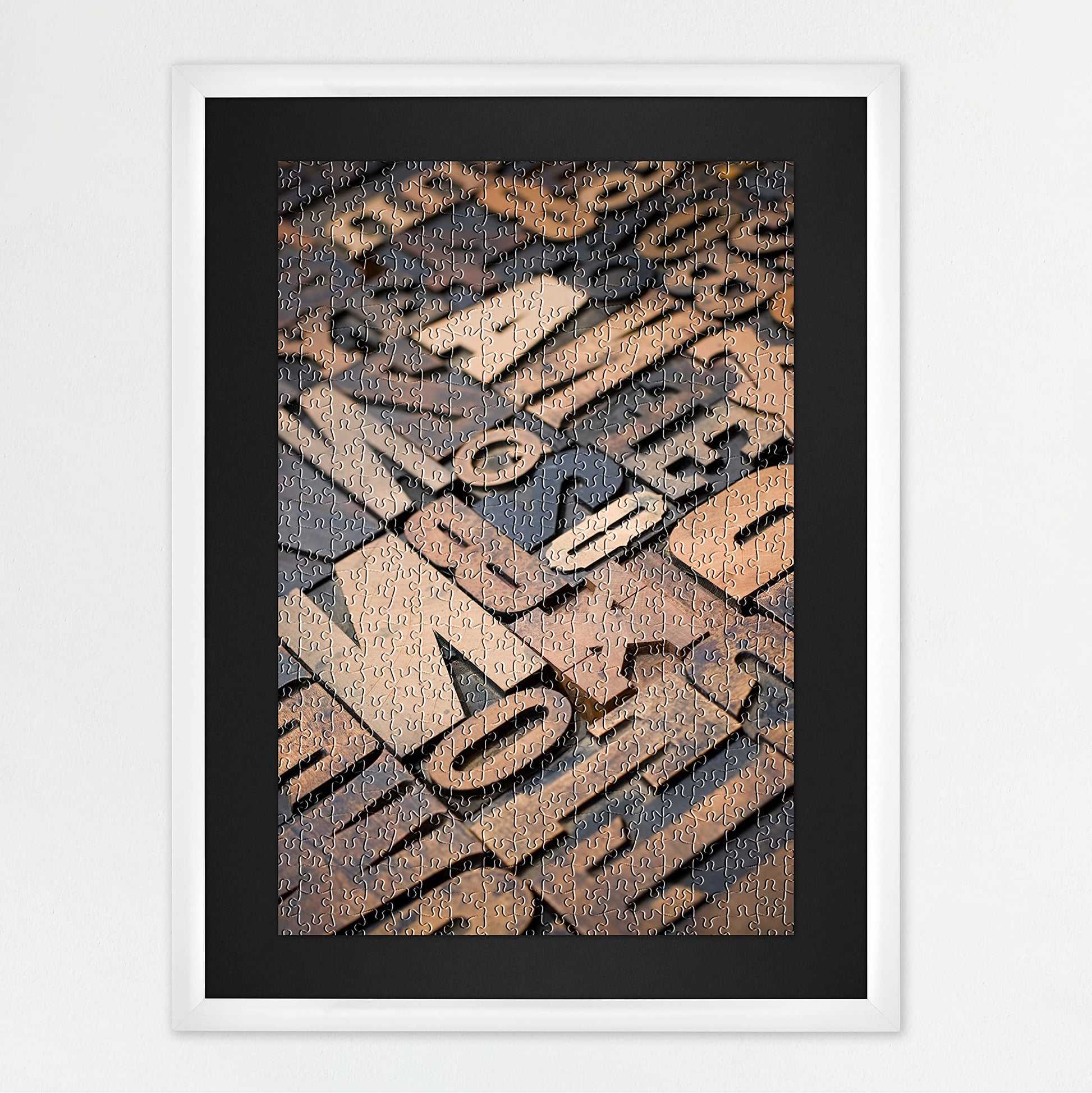 MCS Frame for Puzzles, White, 20 x 27 in or smaller