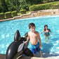 H2Ogo! Jumbo Whale Rider Inflatable Pool Float