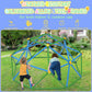 Gardenature 6FT Climbing Dome for Kids, Blue & Green, Galvanized Steel, ASTM Approved, Indoor/Outdoor Jungle Gym, Supports 440 Lbs