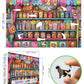 Blueforest 500 Piece Jigsaw Puzzle - Colorful Candy Shop Scene, 23"x15", Cardboard, Family Activity
