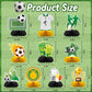 DTOFOOT 10Pcs Soccer Party Decorations, Soccer Birthday Party Decorations Soccer Ball Birthday Honeycomb Centerpiece Soccer Them