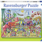 Ravensburger Fun At The Carnival - Engaging 300 Piece Jigsaw Puzzle For Kids | Unique Piece Design | Anti-Glare Surface | Perfect Skill-Building Game For Toddlers And Kids | Model Number: 13231