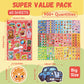 HORIECHALY Scratch and Sniff Stickers for Kids, 60 Sheets 900+ Smelly Stickers with 7 Themes, 15 Scents Scented Stickers for Tea
