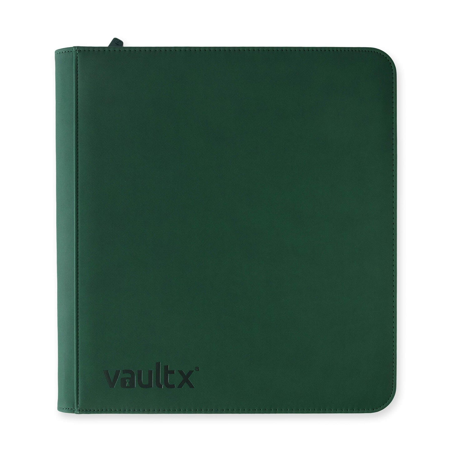 Vault X 12 XL Pocket Trading Card Zip Binder - 624 cards  enhanced Exo-Tec Album Material  26 Side-Loading Pages  Folder for Collectible Card Games  Sports  TCG (Green)