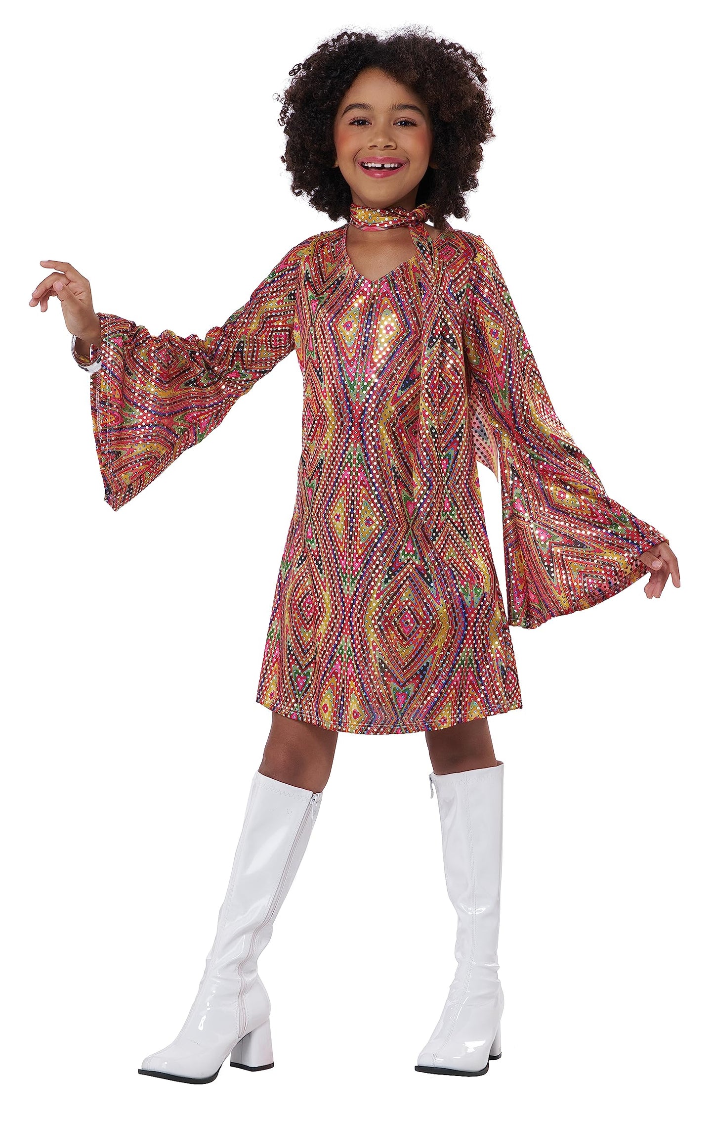 California Costumes Child Disco Girl Costume, Large (10-12)