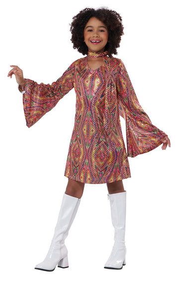 California Costumes Child Disco Girl Costume, Large (10-12)