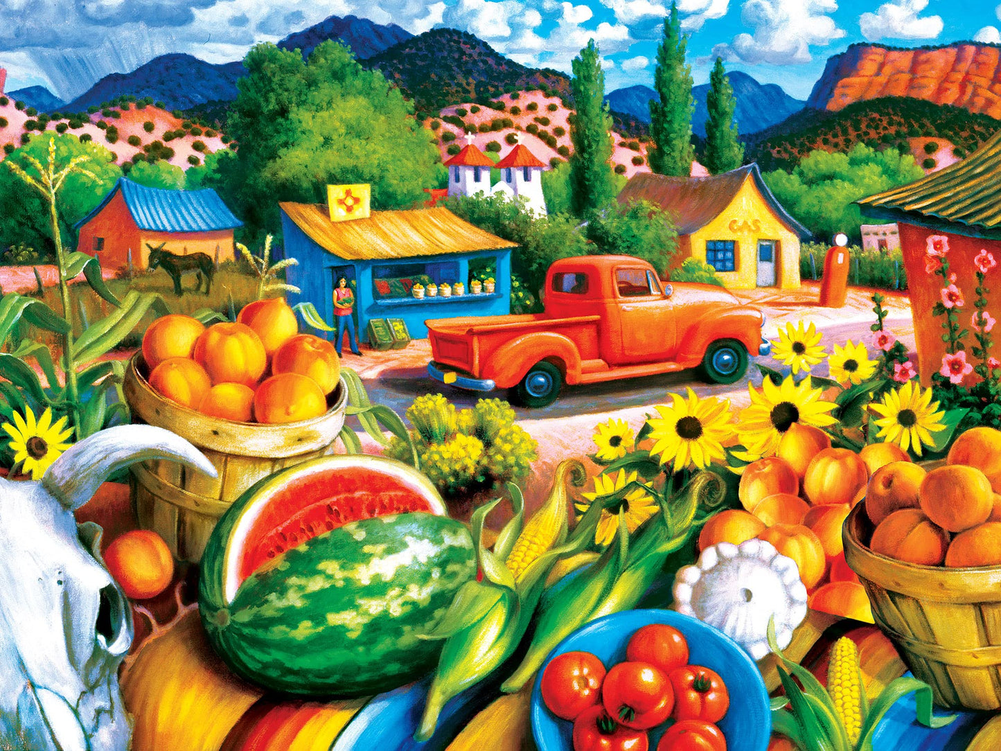 Masterpieces 550 Piece Jigsaw Puzzle For Adults, Family, Or Youth - Summer Fresh - 18'X24'