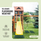 Playsafer Playground Safety Rubber Wearmat For Swingsets And Slides - 1'' Thick X 24'' W X 40'' L (1 Pack, Green)