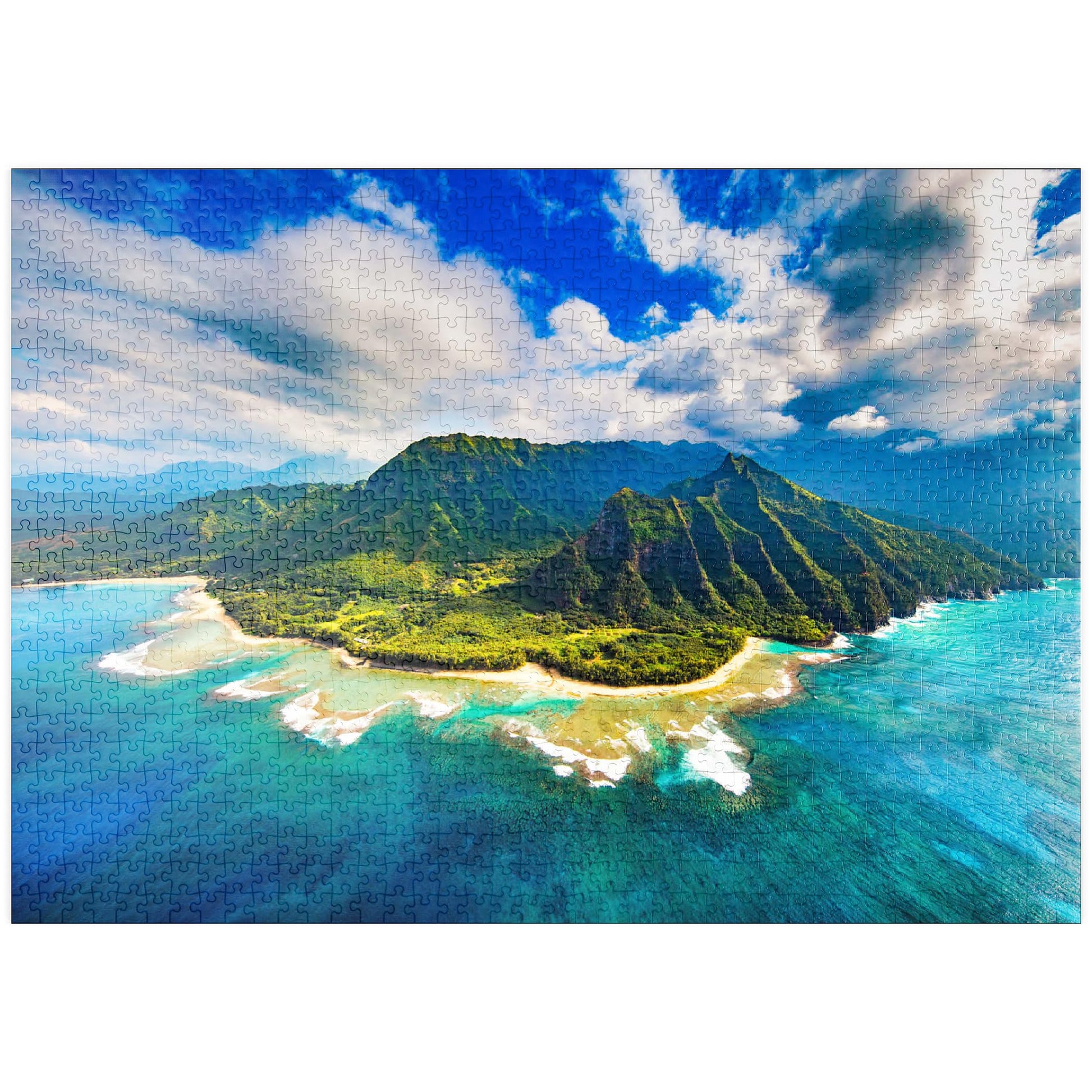 Mypuzzle Aerial View On Na Pali Coast Kauai Hawaii - Premium 1000 Piece Jigsaw Puzzle For Adults
