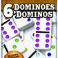 Tcg Toys Classic Games - Double 6 Dominoes Tin - Be The First To Win! Great For Boys And Girls Over Age 7