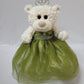 Kinnex Collections Since 1997 12' Quince Anos Quinceanera Last Doll Teddy Bear With Dress (Centerpiece) ~ Arc09831-35 (Sage Green)