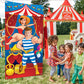 KatchOn, Large Carnival Photo Booth Backdrop - 72x36 Inch | Carnival Decorations | Carnival Photo Door Banner for Carnival Theme