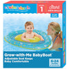 Swimschool Lil’ Otter Baby Pool Float - 6-24 Months - Infant Swim Float With Splash & Play Activity Center And Safety Seat - Blue