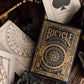 Bicycle Cypher Premium Black Playing Cards, Gold Foil, Encrypted Messages In Playing Cards, 1 Deck