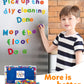 Coogam Magnetic Letters 234 Pcs, Uppercase Lowercase Foam Alphabet Abc Fridge Magnets, Educational Toy Set For Classroom Kids Learning Spelling With Magnetic Board And Storage Box