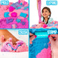 SLIMYSAND Slimy Sand Magical Mermaid, 3 lbs Stretchy Play Sand in Purple, Blue Glitter & Pink, Ages 3+