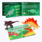 Boley 14-Pack Dinosaur Toys For Kids With Educational Booklet - 9' Realistic Dino Figures For Boys & Girls Ages 3+ - Includes T-Rex, Raptor, Stegosaurus, Triceratops, And More