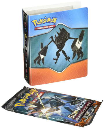 Sun & Moon (Burning Shadows) Sm3 Mini Collector'S Album, Holds 60 Cards(With Bonus Booster Pack , May Vary)
