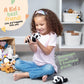 Forest & Twelfth Stuffed Panda, Single Mini Stuffed Animal Plush Toy For Kids, Jungle Party Favors And Goody Bags, Classroom Treasure Box Prizes, Stocking Stuffers (Panda)