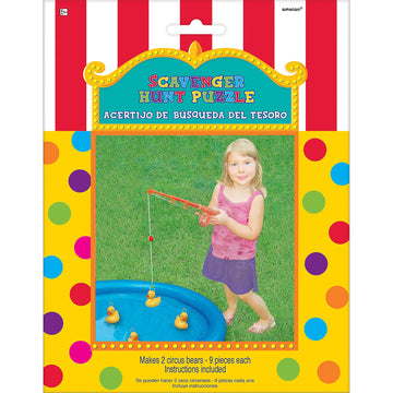 Duck Blue Plastic Fishing Game - 7.5' X 14.25 ' (1 Pc) - Interactive & Engaging Indoor/Outdoor Fun For The Whole Family