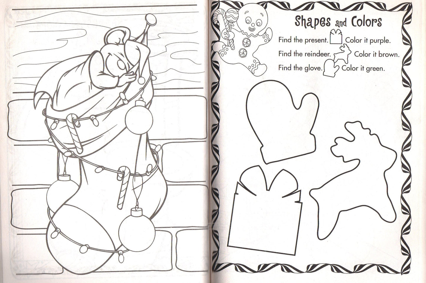 Happy Holidays 160 Page Giant Coloring and Activity Book ~ Christmas Edition