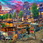 Vermont Christmas Company 'Amsterdam Canal' Jigsaw Puzzle 1000 Piece - Large Pieces - Fully Interlocking & Randomly Shaped Pieces