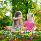 Funsland Flower Garden Building Toys For Girls: 322 Pcs Kids Gardening Kit Set Gifts For 3 4 5 6 7 Year Old Toddler