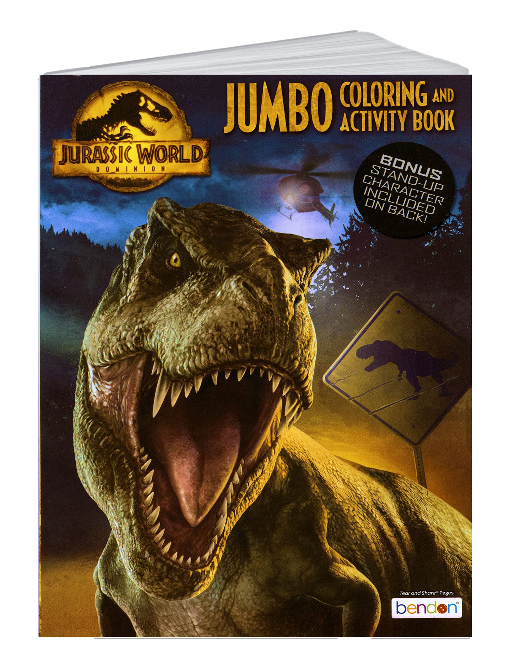 Jurassic World Jumbo Coloring And Activity Book - 64 Pages – Toytooth