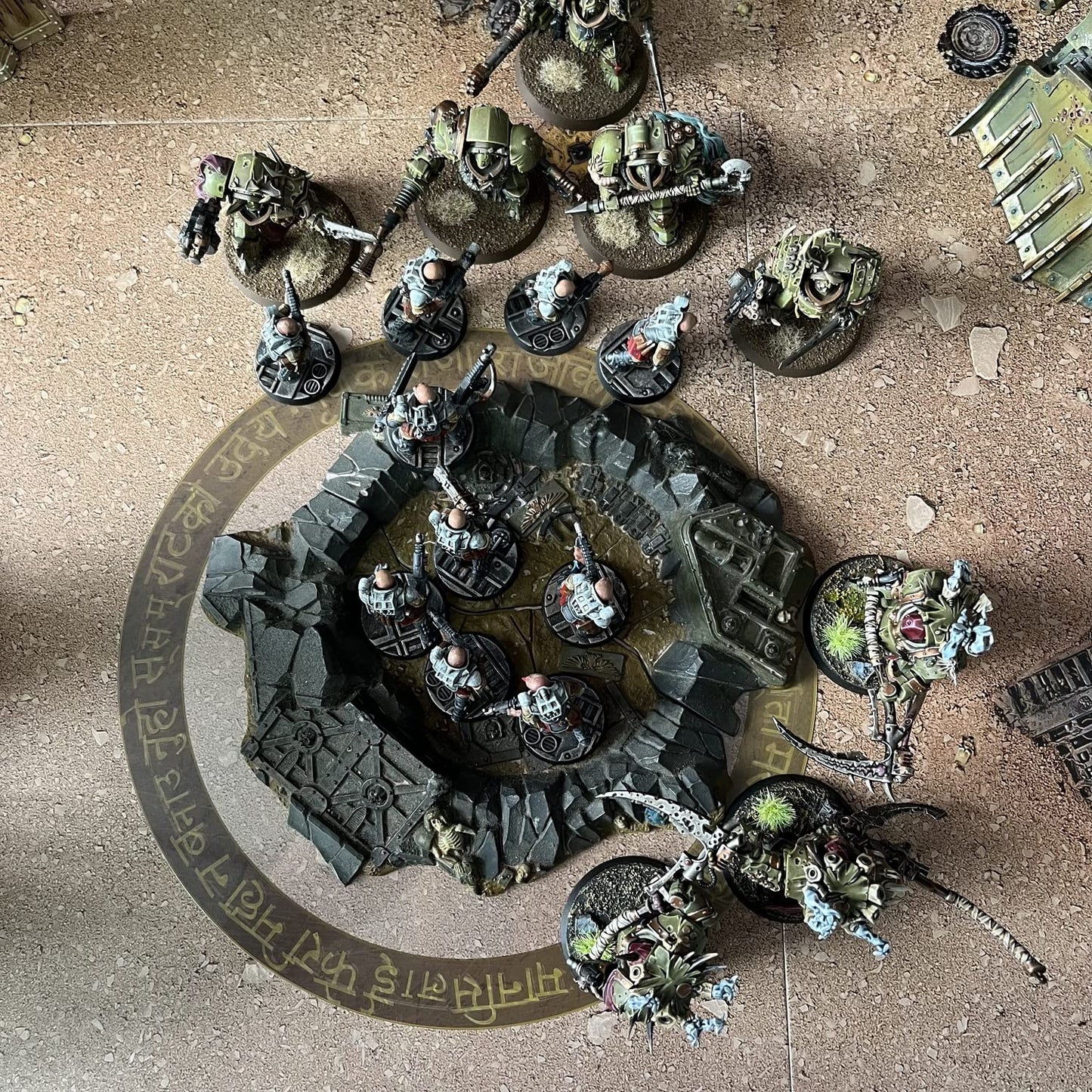 Jucoci Objective Point Markers 6Pcs Set Objective Marker Compatible With Wh40K Wargame (Miniature Not Included)