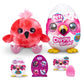 Pets Alive Chirpy Birds (Flamingo) By Zuru, Electronic Pet That Speaks, Giant Surprise Egg, Stickers, Comb, Fluffy Clay, Bird Animal Plush For Girls