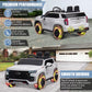 Enyopro Licensed Chevrolet Tahoe Suv 12V7Ah Battery Powered Ride On Toy Car For Kids, Electric Car With Remote Control, Led Ligh