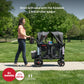 Radio Flyer Voya Xt Stroller Wagon, 2 Seater Wagon Stroller For Kids, Baby Stroller Wagon