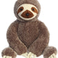 Aurora® Adorable Super Flopsie™ Sloth Stuffed Animal - Playful Ease - Timeless Companions - Brown 28 Inches