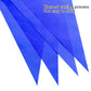 Lybutty 100 Feet Blue Pennant Banners Flags String Hanging Triangle Bunting Flags,Party Decorations For Grand Opening,Kids Birth