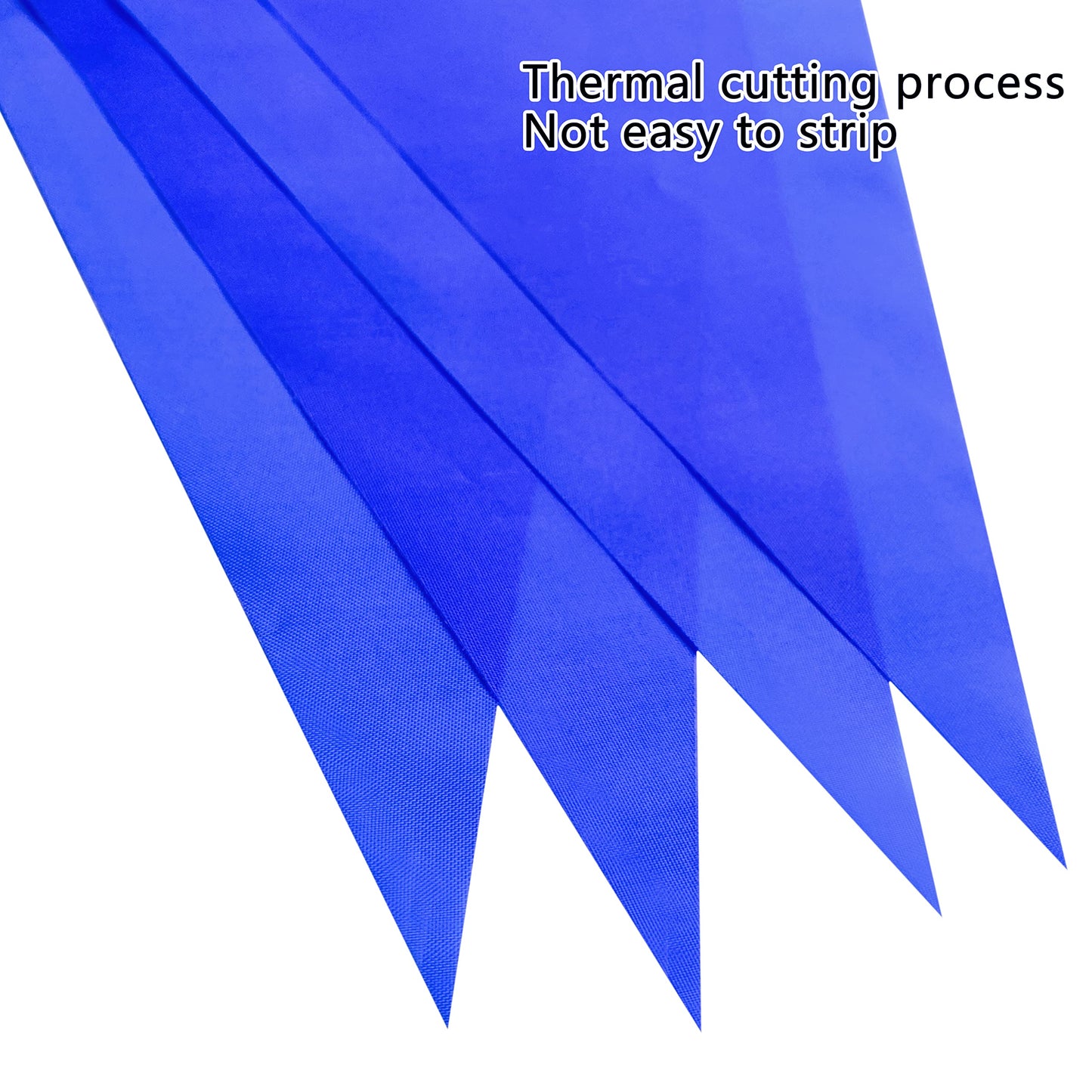 Lybutty 100 Feet Blue Pennant Banners Flags String Hanging Triangle Bunting Flags,Party Decorations For Grand Opening,Kids Birth