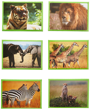 Us Toy Wild Animal Puzzles (Pack Of 12)