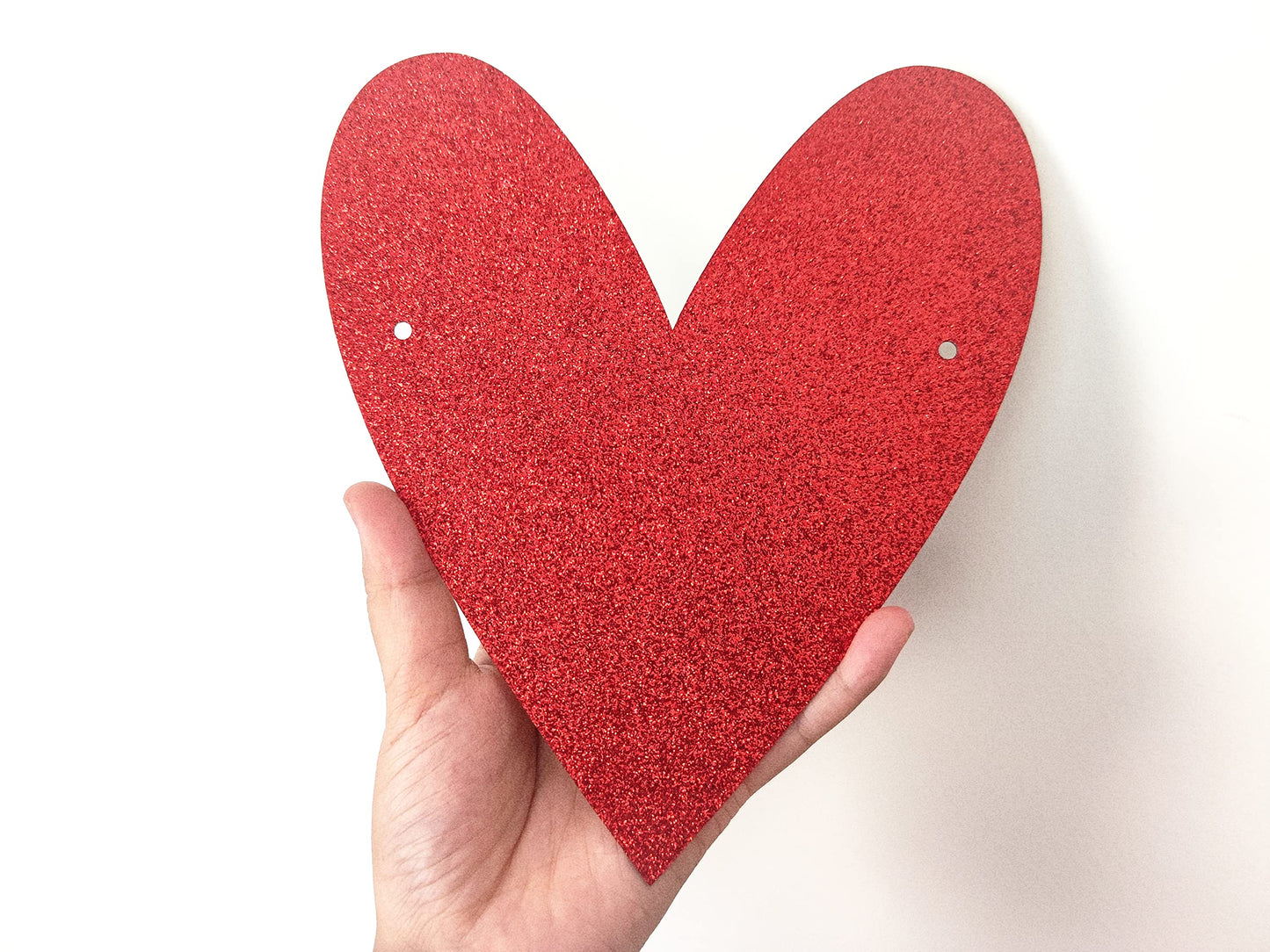 LeeSky Red Glitter Happy Galentines Day Banner & Heart Banner Garland Decorations for Valentines Day, Wedding, Anniversary Part