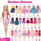 50 Pcs Doll Clothes And Accessories, 5 Wedding Gowns 5 Fashion Dresses 4 Slip Dresses 3 Tops 3 Pants 3 Bikini Swimsuits 20 Shoes