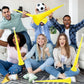 Cagemoga 6 Pieces Collapsible Stadium Horn 24 Inch Plastic Trumpet Horn Stadium Horn Noise Maker For Sporting Events Sports Themed Party Supplies (Yellow)