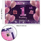 61St Birthday Decorations For Girls Imisi Happy Birthday Banner Pink Decorations For A Party Birthday Backdrop For Women