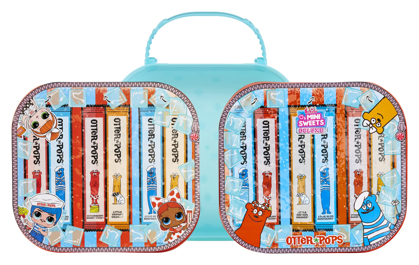 L.O.L. Surprise! Mini Sweets Otter Pops Deluxe Pack - 20+ Surprises, 3 Collectible Dolls, Multicolor, Holiday Toy for Kids Ages 4+