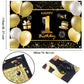 1St Happy Birthday Banner Birthday Decorations For Men Birthday Party Decorations Birthday Backdrop