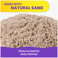 Kinetic Sand, 2lb Brown Play Sand, Moldable Sensory Toys for Kids, Resealable Bag (Packaging May Vary), for Ages 3 and up
